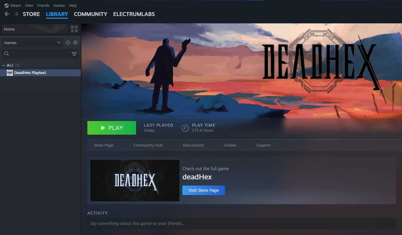 deadHex in Steam Library